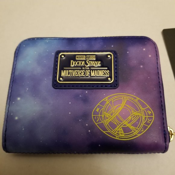 Loungefly Marvel Dr. Strange Multiverse of Madness Glow in the Dark Wallet - Picture 2 of 9